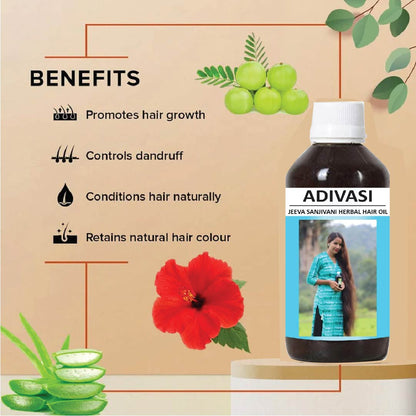 Adivasi Herbal Hair Oil * 100% Original * हेयर Fall समस्या से मिलेगी राहत